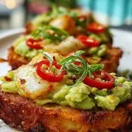 Avocado Hash Brown Toast with a Spicy Kick