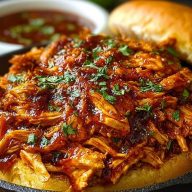 BBQ Pulled Chicken on the Stovetop