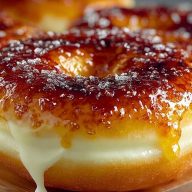 Baked Crème Brûlée Doughnuts