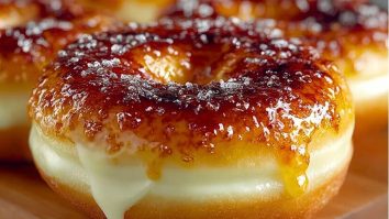 Baked Crème Brûlée Doughnuts