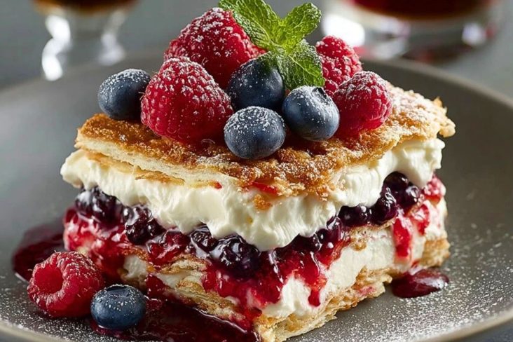 Berry-Licious Dessert Lasagna