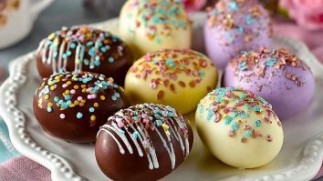 DIY Chocolate-Dipped Easter Eggs