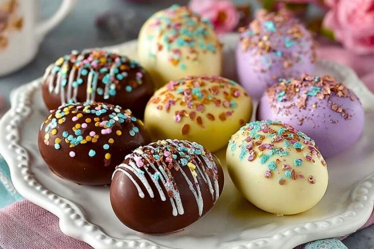 DIY Chocolate-Dipped Easter Eggs