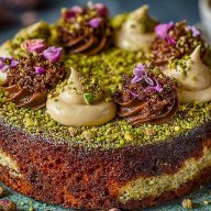 Decadent Chocolate Pistachio Kunafa Dessert for Ramadan or Any Celebration