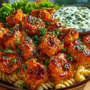 Easy Buffalo Garlic Chicken Bites Recipe