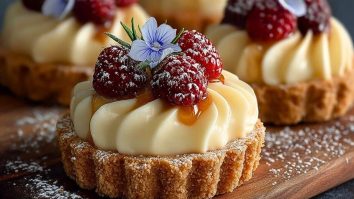 Elegant White Chocolate Mousse Tartlets