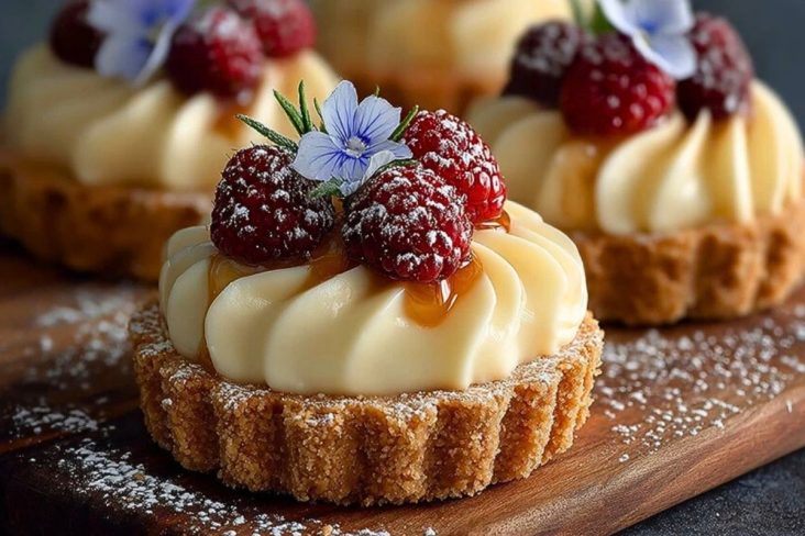 Elegant White Chocolate Mousse Tartlets
