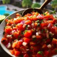 Fresh Pico de Gallo for Cinco de Mayo Tacos & Dips