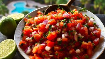 Fresh Pico de Gallo for Cinco de Mayo Tacos & Dips