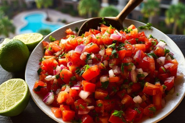 Fresh Pico de Gallo for Cinco de Mayo Tacos & Dips