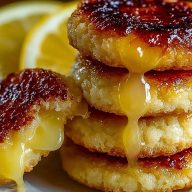 Gourmet Lemon Crème Brûlée Cookies