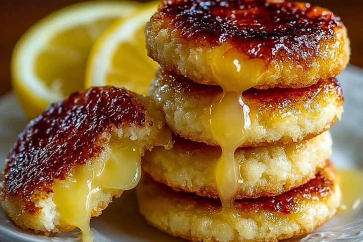 Gourmet Lemon Crème Brûlée Cookies