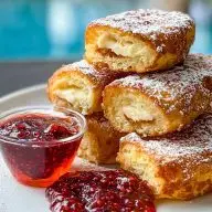Jam Donut French Toast Rolls