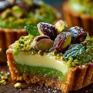 Mini Pistachio Tartlets
