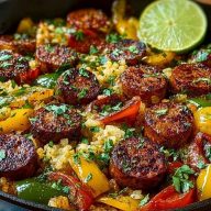 One-Pan Summer Sausage Skillet with Cajun Kick