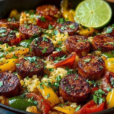 One-Pan Summer Sausage Skillet with Cajun Kick