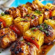 Pineapple Chicken Kabobs
