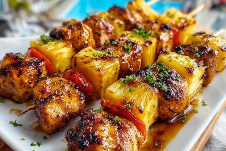 Pineapple Chicken Kabobs