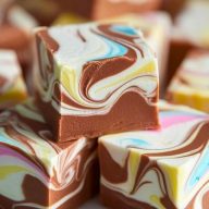 Easy Marshmallow Swirl Fudge