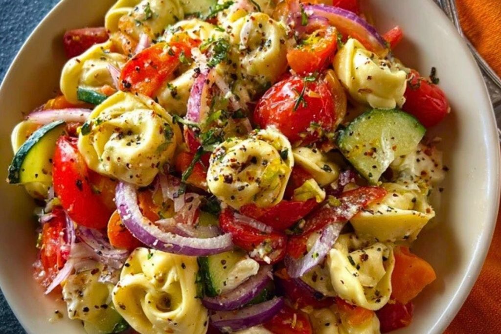 Garden Tortellini Pasta Salad