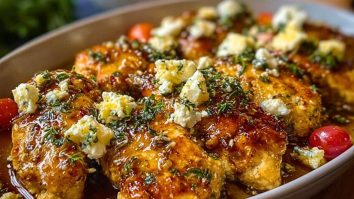 Hot Honey Infused Feta Chicken