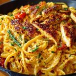 One-Pan Creamy Sweet and Spicy Cajun Chicken Pasta 1