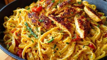 One-Pan Creamy Sweet and Spicy Cajun Chicken Pasta 1