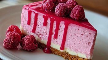 Pink Velvet Raspberry Cheesecake