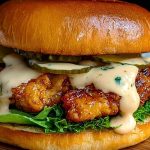 Spicy Chicken Sandwich with Creamy Homemade Sauce 1