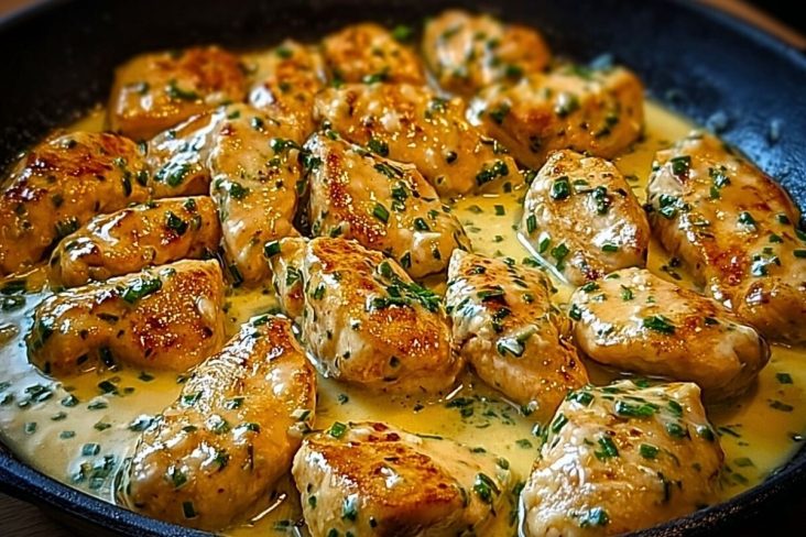 Texas Roadhouse-Style Garlic Butter Chicken Skillet