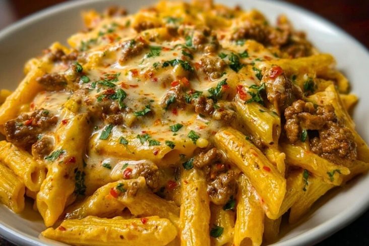 Ultimate Creamy Velveeta Penne Pasta Recipe