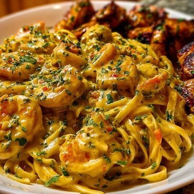 Velveeta Chicken Linguine with Spicy Cajun Alfredo