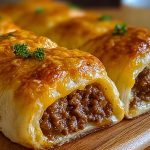Cheesy Beefy Rolls Recipe
