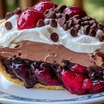 Chocolate Cherry Cream Pie