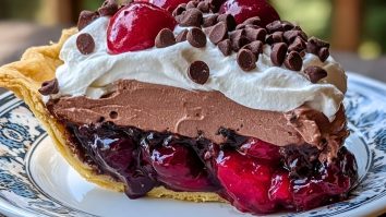 Chocolate Cherry Cream Pie