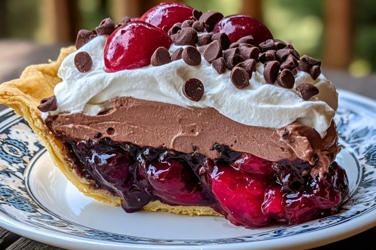 Chocolate Cherry Cream Pie