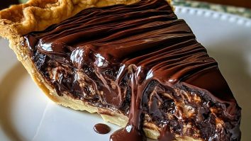 Decadent Hot Fudge Pie