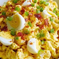 Deviled Egg Pasta Salad Recipe
