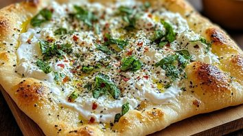 Easy 2-Ingredient Cottage Cheese Flatbread Recipe