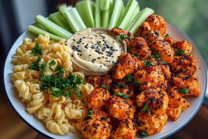 The Best Buffalo Garlic Chicken Bites Recipe