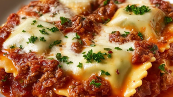Slow Cooker Ravioli Lasagna