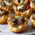 Mini Steak and Cheese Cups