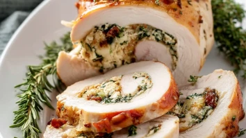 Best Christmas Stuffed Turkey Breast