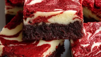 Red Velvet Cheesecake Brownies