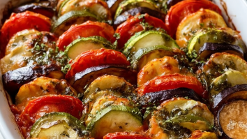 Healthy Baked Ratatouille Zucchini, Tomato & Eggplant Medley
