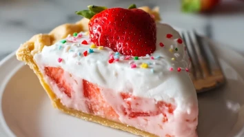 Strawberry Pop Tart Pie