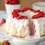 Strawberry Angel Cake