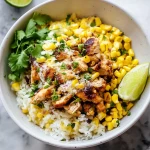 Street Corn Chicken Rice Bowl