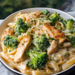 Alfredo Chicken and Broccoli Pasta