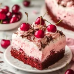 Bubbly Bold Cherry Chocolate Cake with a Secret Twist